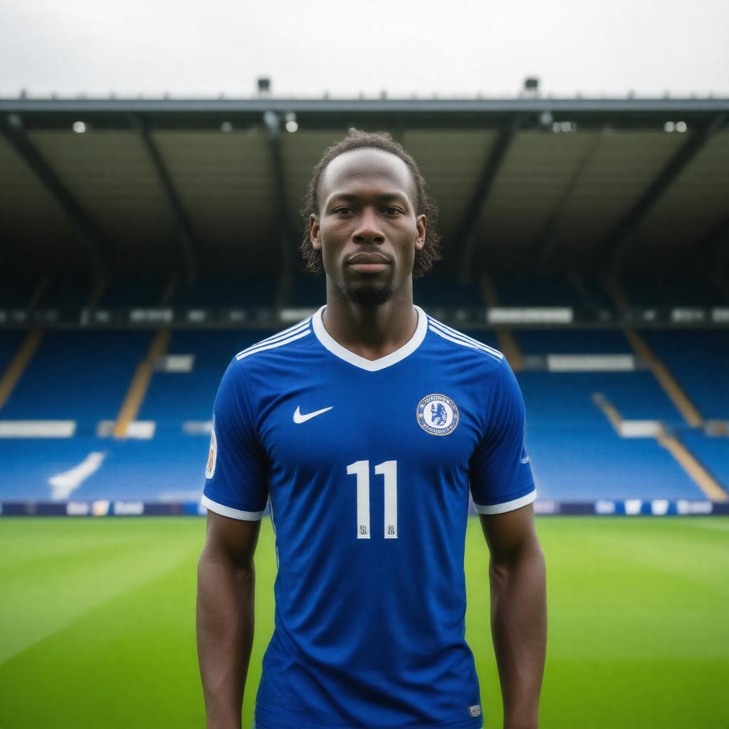 AI-created image of Didier Drogba
