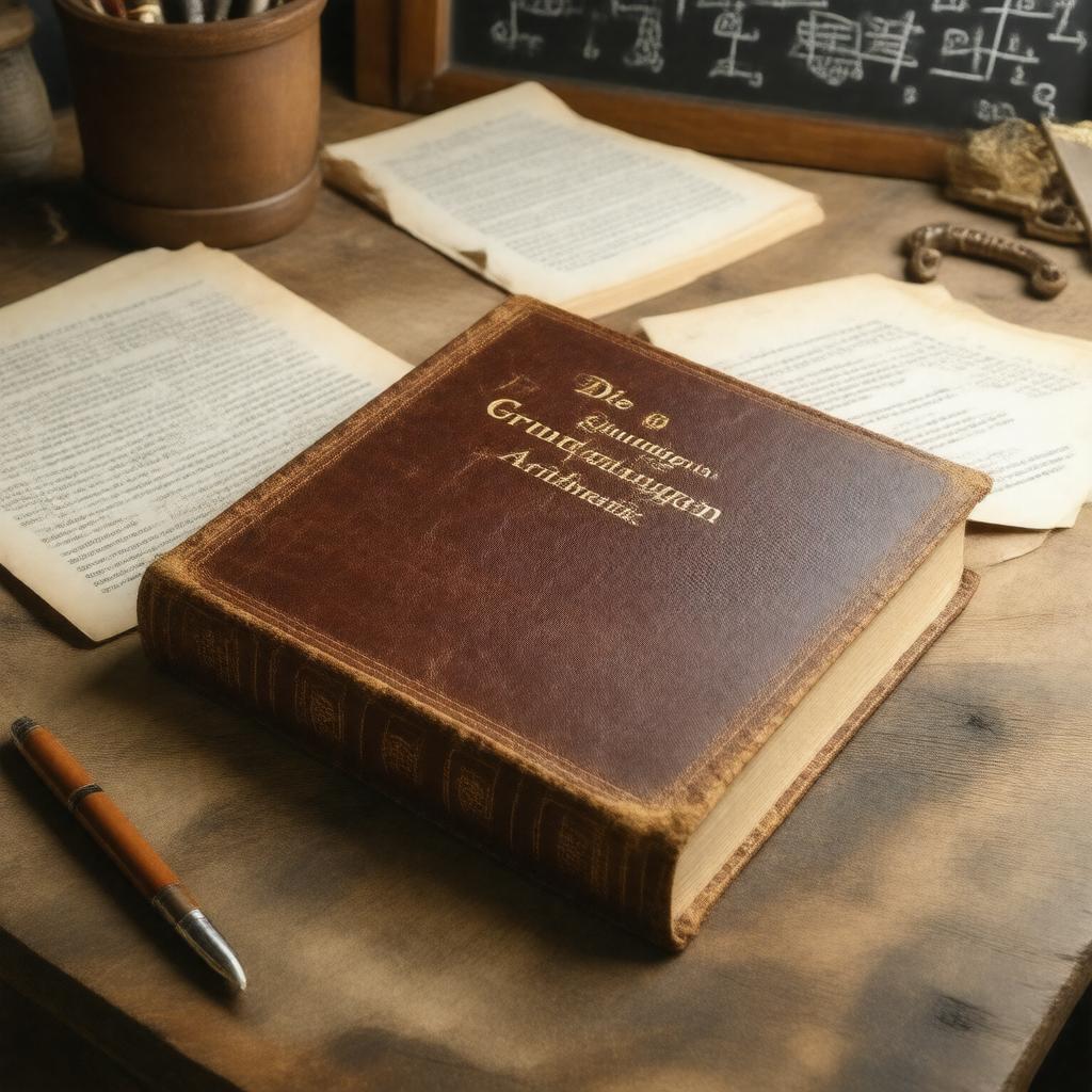 AI-created image of Die Grundlagen der Arithmetik