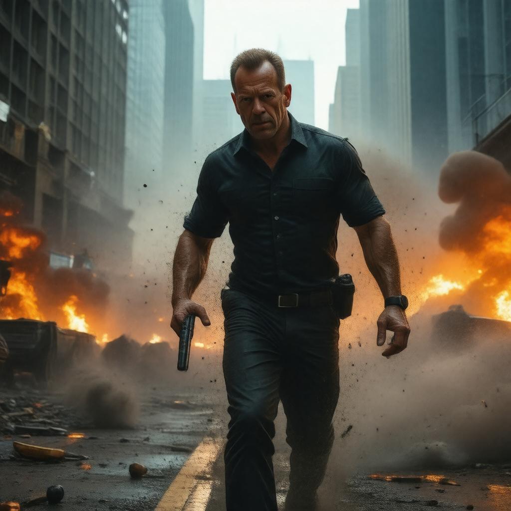 AI-created image of Die Hard