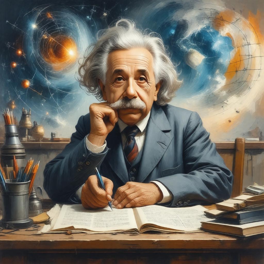 AI-created image of Die Relativitätstheorie