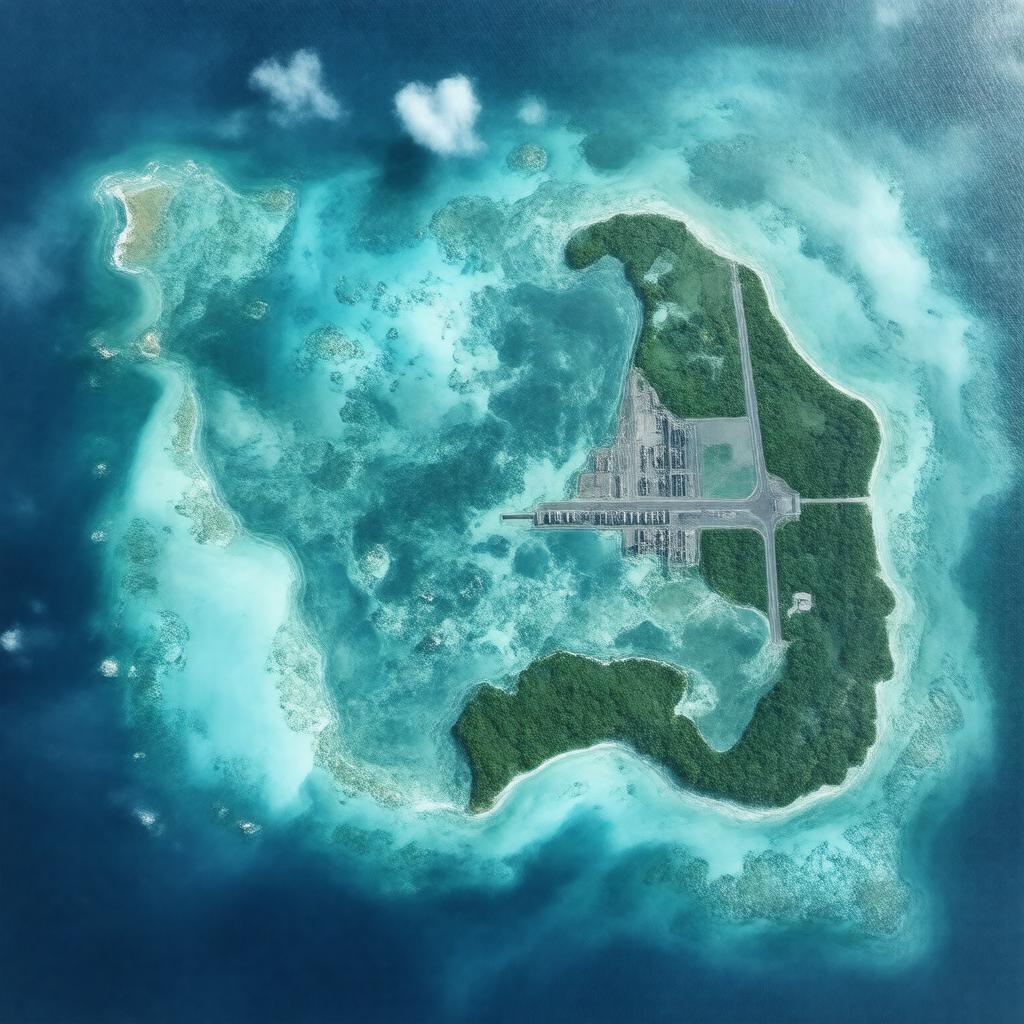 AI-created image of Diego Garcia