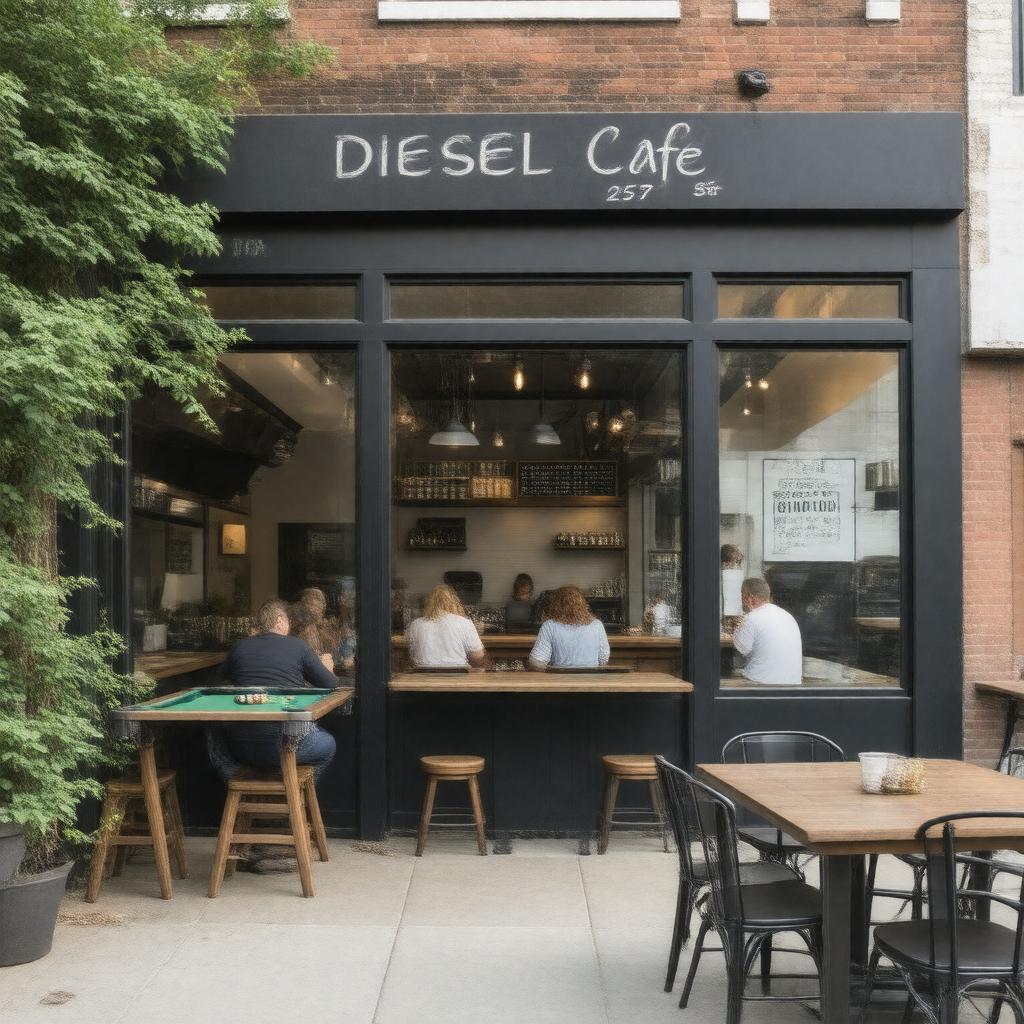 Click to view larger image AI-created image of Diesel Cafe