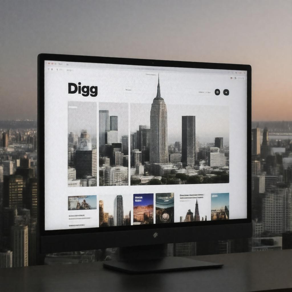 AI-created image of Digg