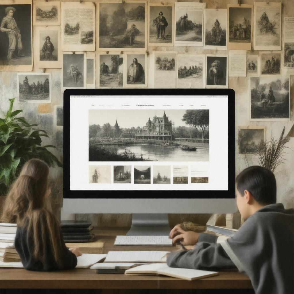 AI-created image of Digital Commonwealth