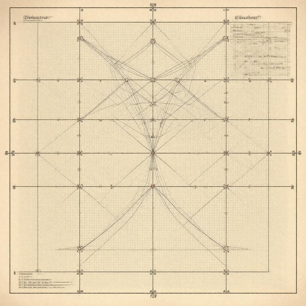 AI-created image of Dijkstra's algorithm