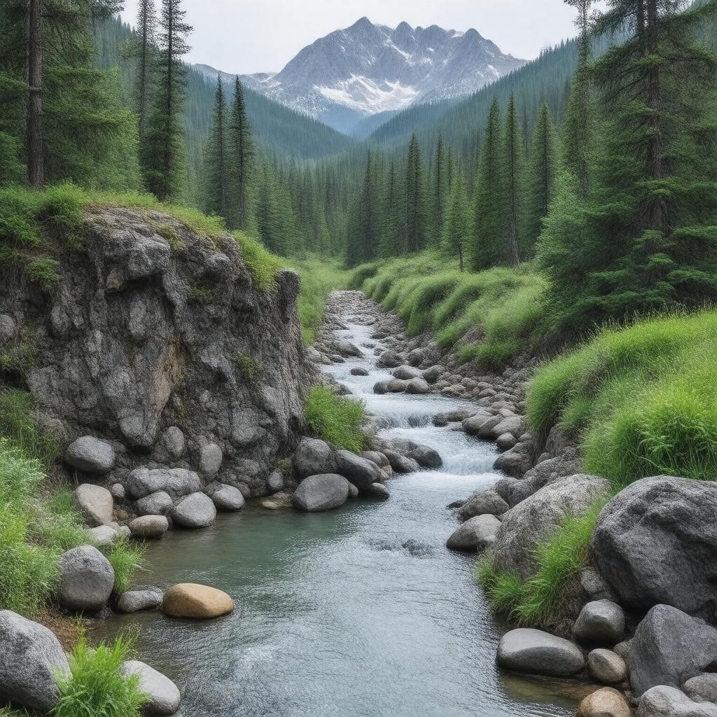 AI-created image of Diller Canyon