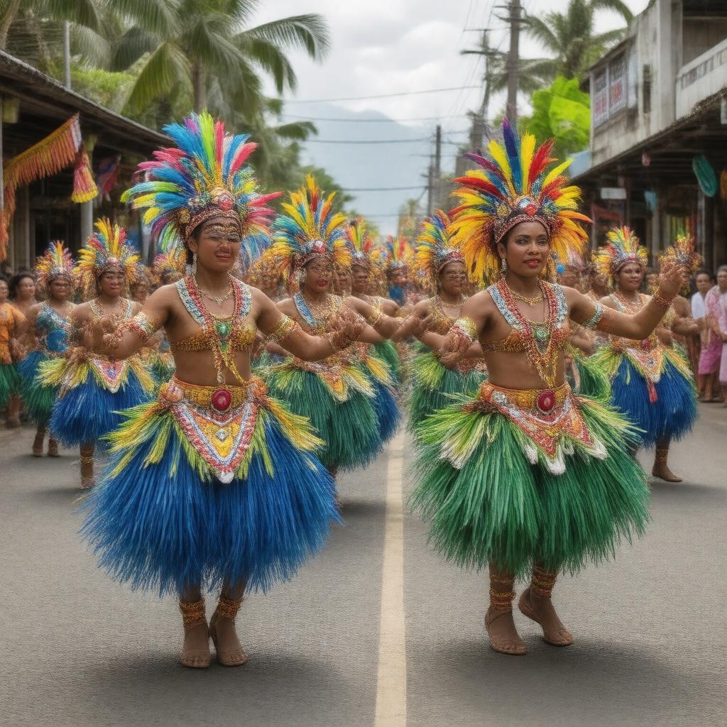 AI-created image of Dinagat Festival