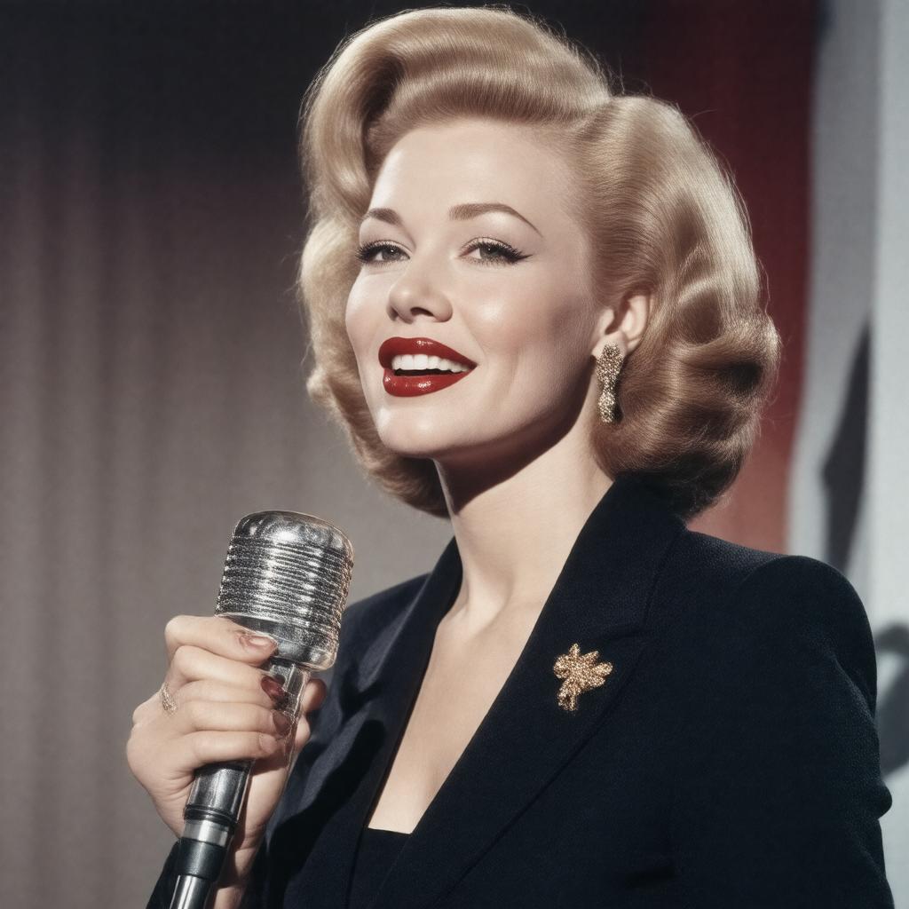 AI-created image of Dinah Shore