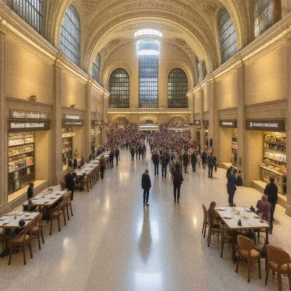 AI-created image of Dining Concourse
