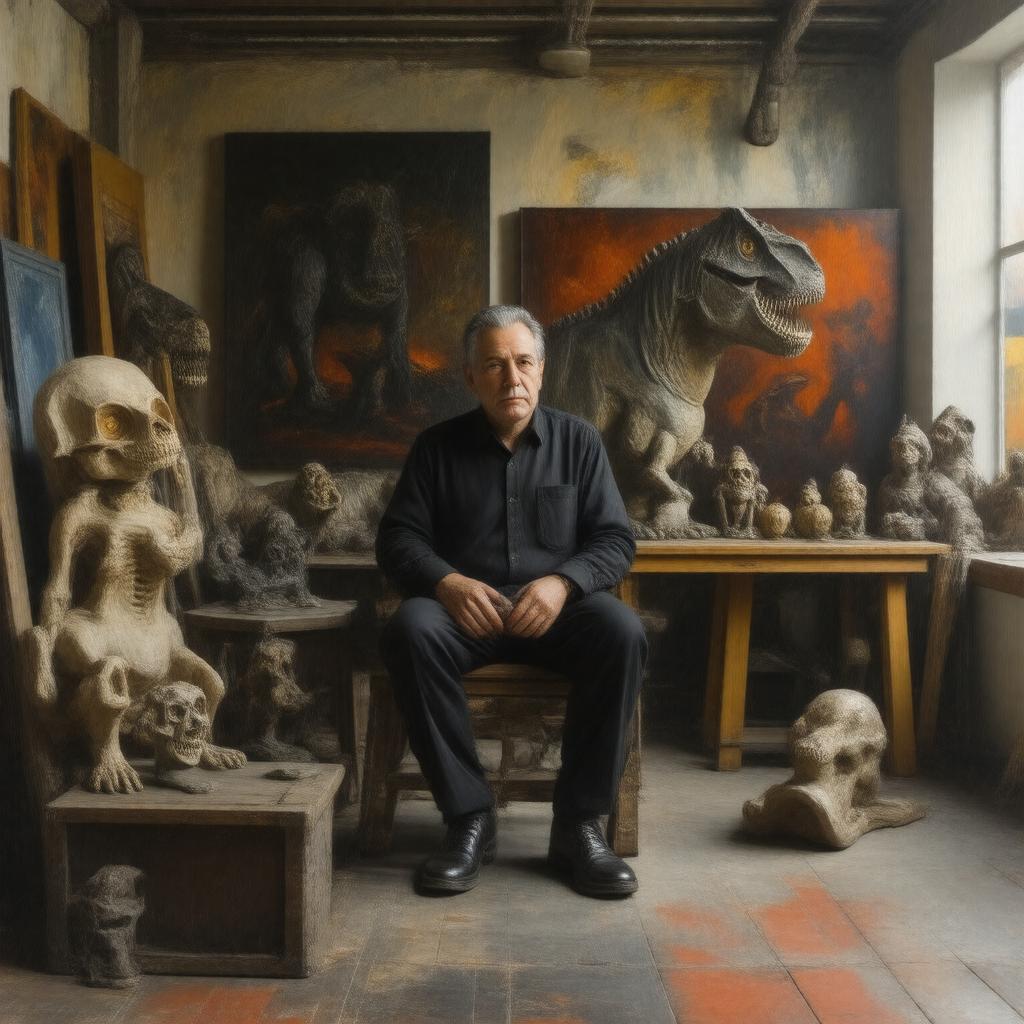 AI-created image of Dinos Chapman