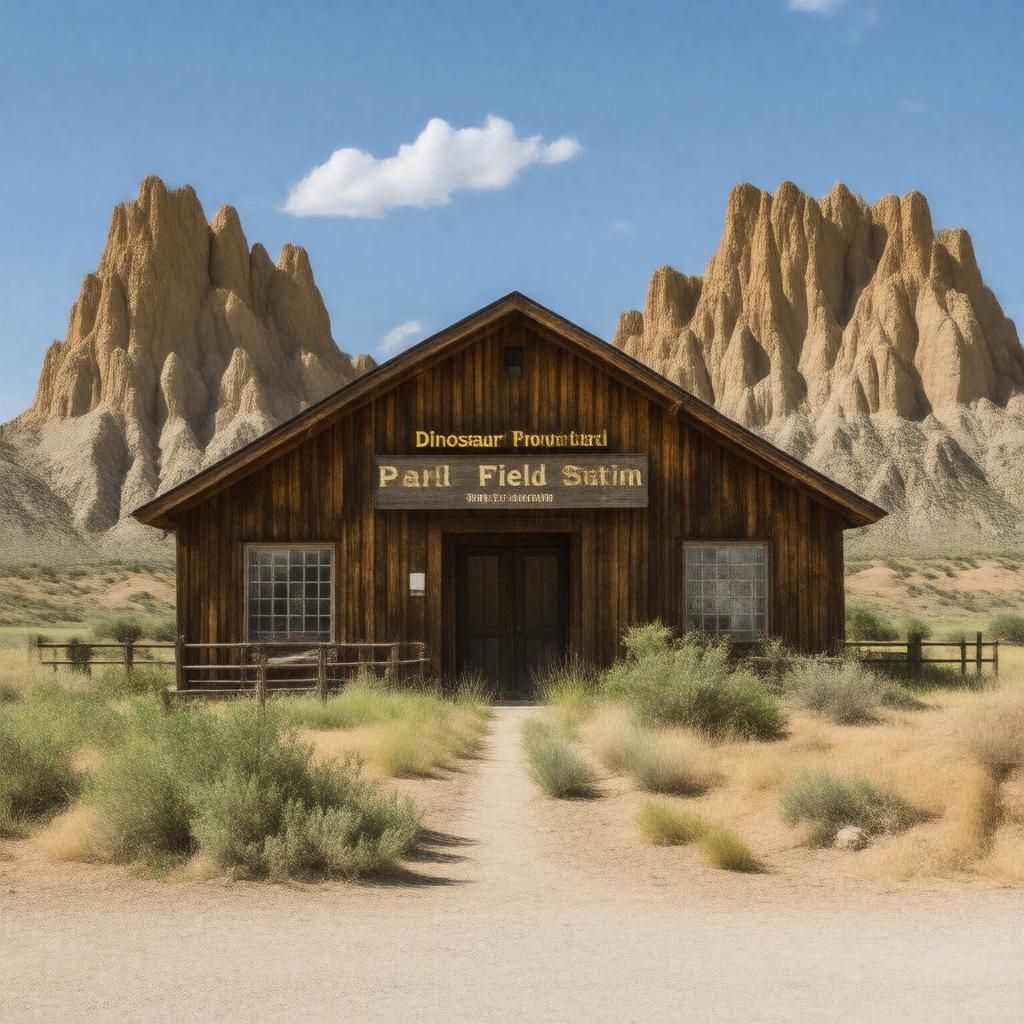 AI-created image of Dinosaur Provincial Park Field Station