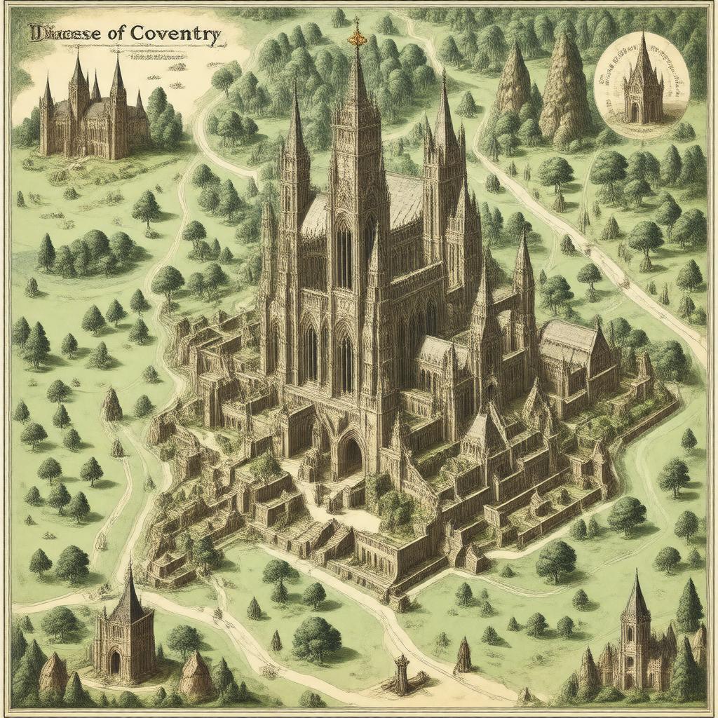 AI-created image of Diocese of Coventry