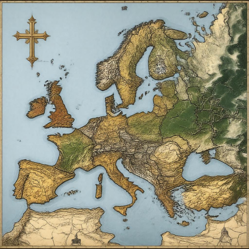 AI-created image of Diocese of Europe