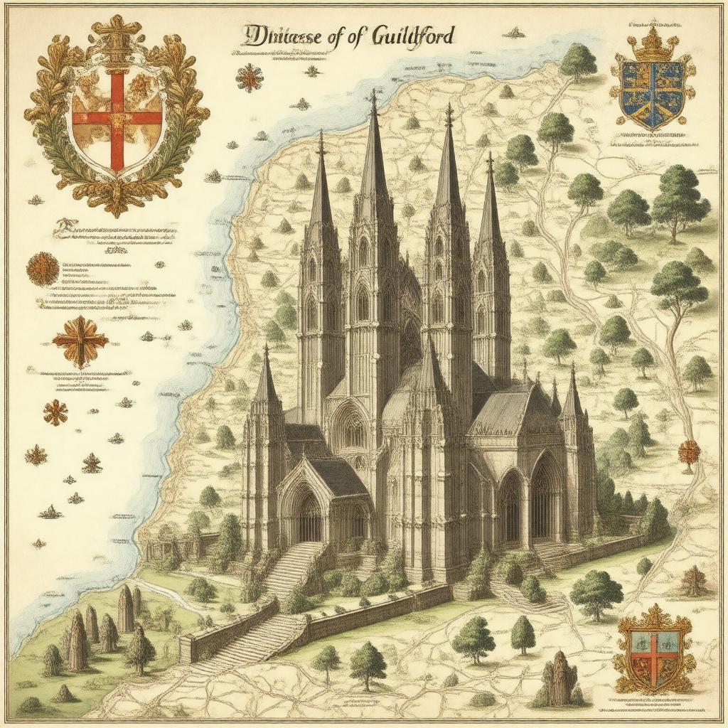 AI-created image of Diocese of Guildford