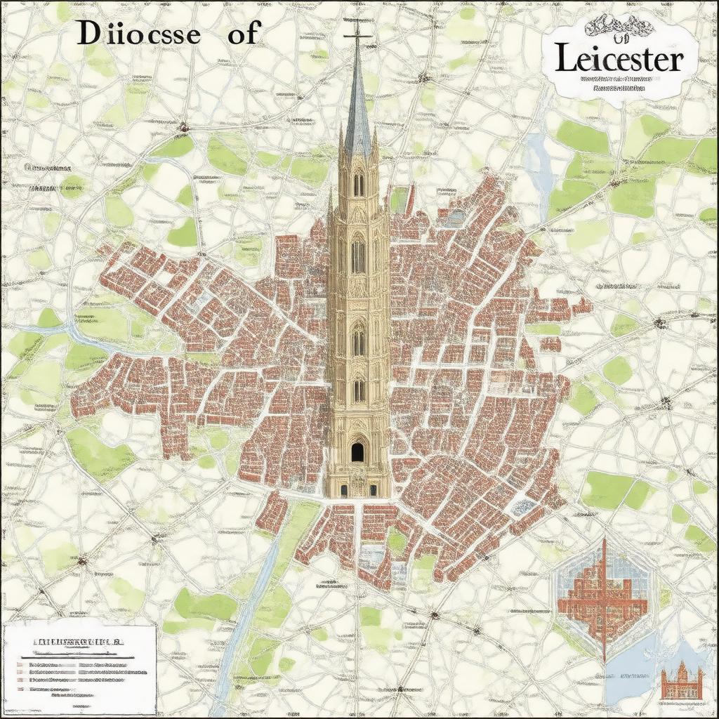AI-created image of Diocese of Leicester