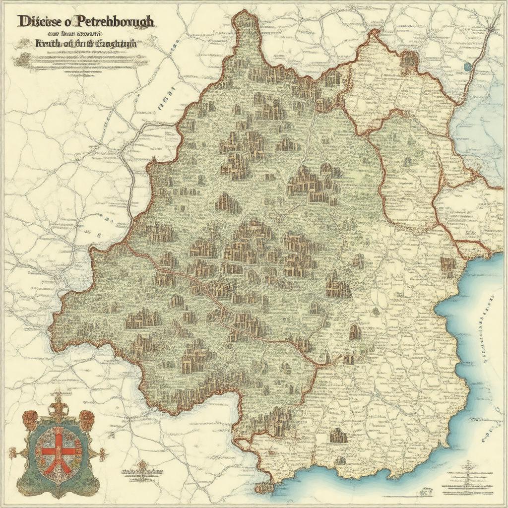 AI-created image of Diocese of Peterborough
