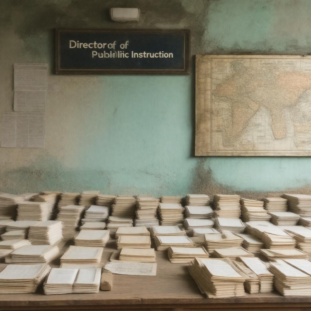 AI-created image of Director of Public Instruction in the Punjab