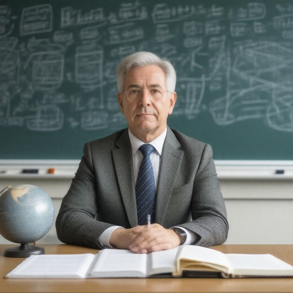 AI-created image of Director of the Isaac Newton Institute