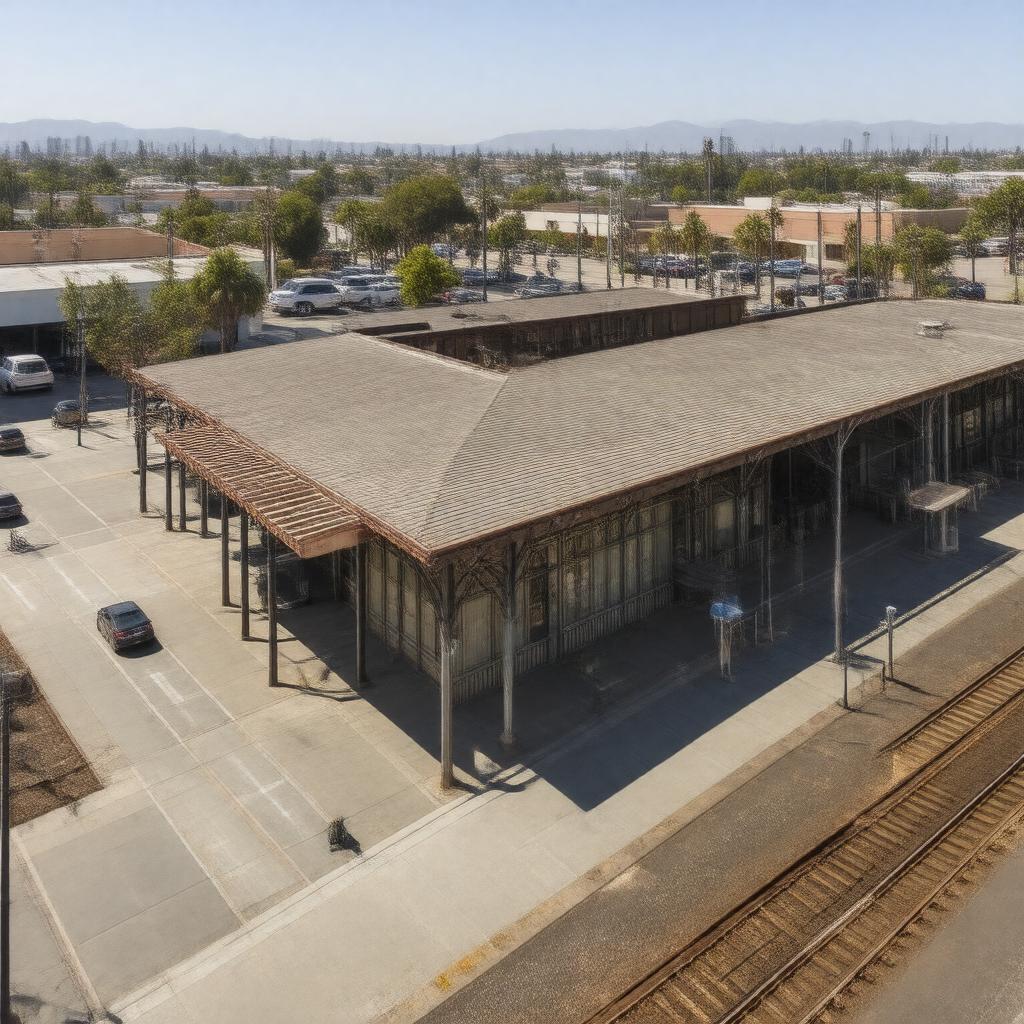 AI-created image of Diridon Station