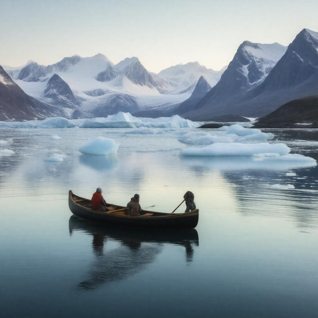 AI-created image of Disko Bay
