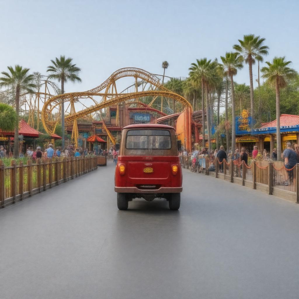 AI-created image of Disney California Adventure Park