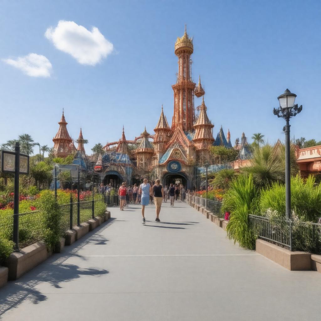AI-created image of Disney California Adventure
