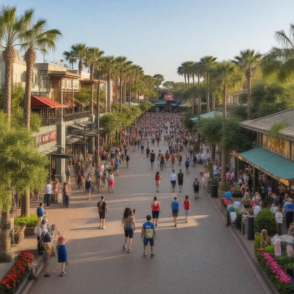 AI-created image of Disney Springs