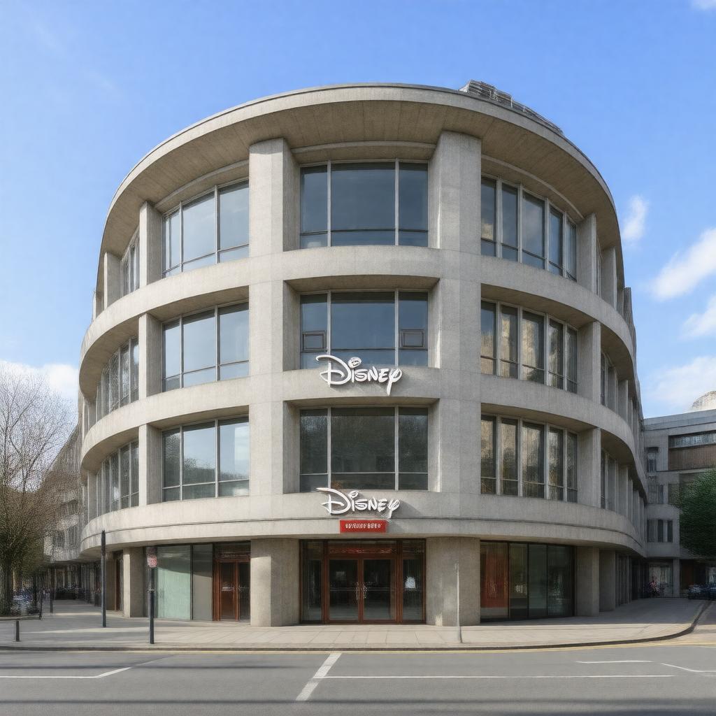AI-created image of Disney UK headquarters