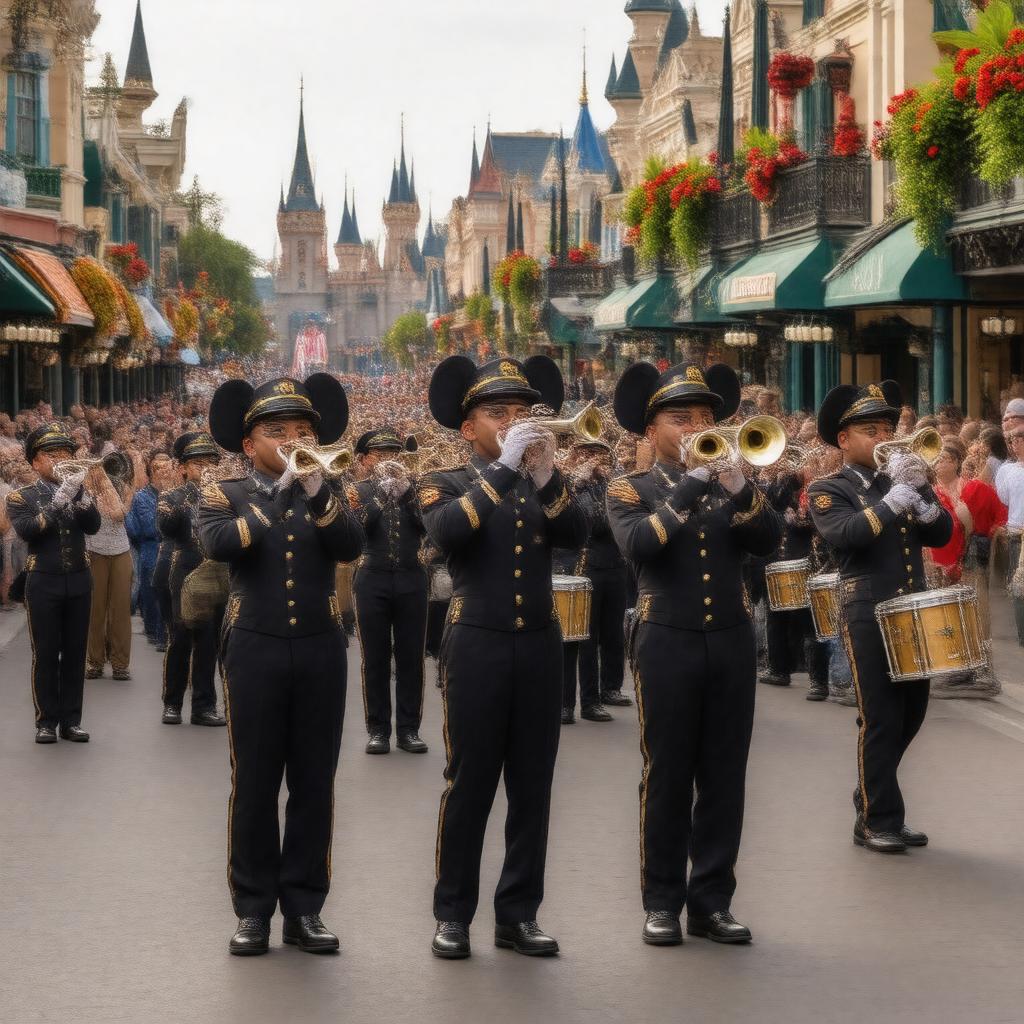 AI-created image of Disneyland Band