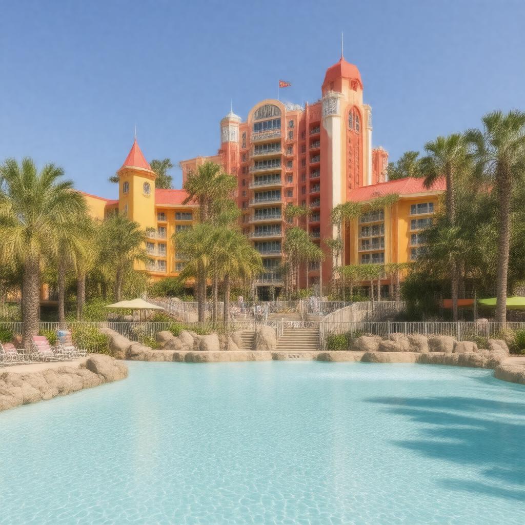 AI-created image of Disney's Art of Animation Resort
