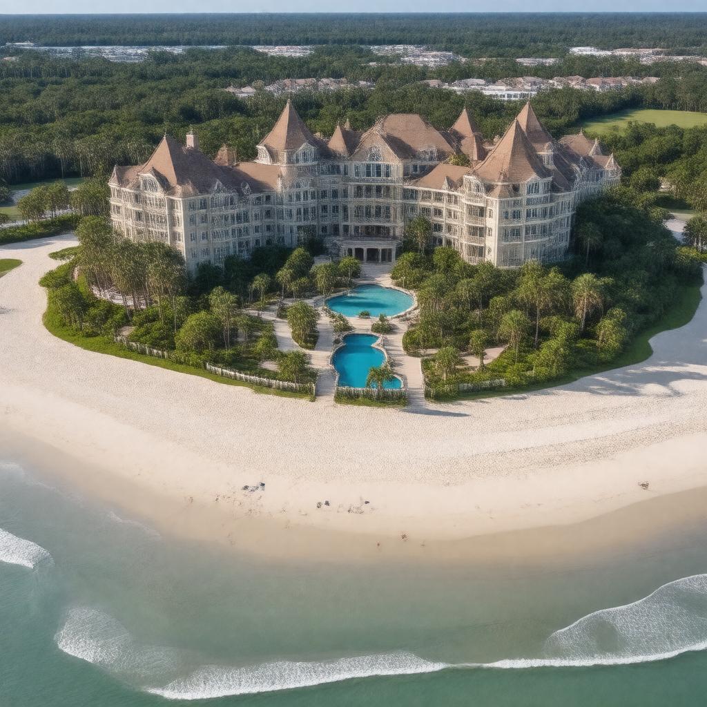 AI-created image of Disney's Beach Club Resort