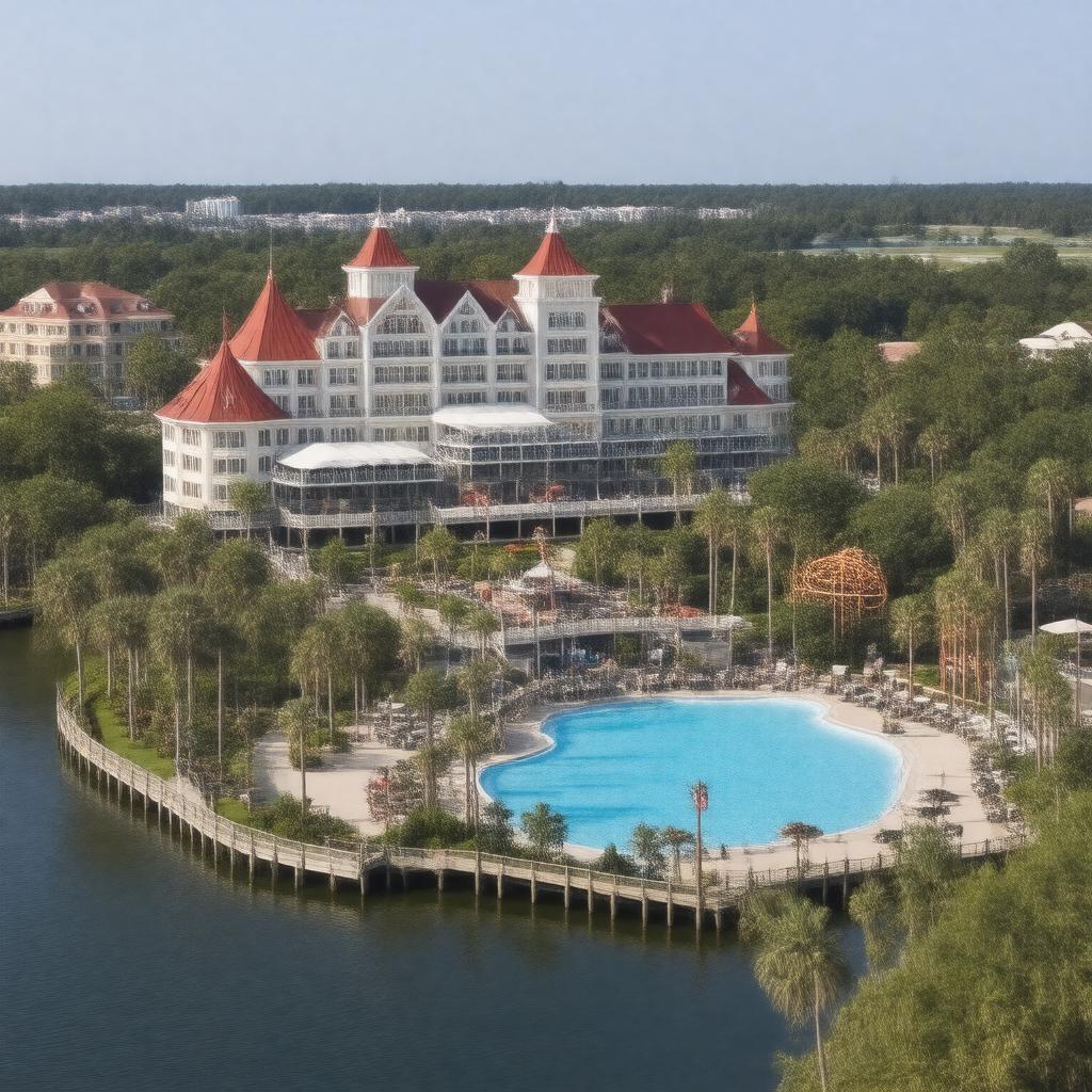 AI-created image of Disney's BoardWalk Inn