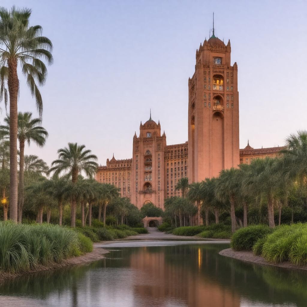 AI-created image of Disney's Coronado Springs Resort