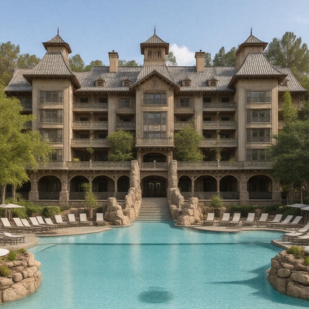 AI-created image of Disney's Grand Californian Hotel & Spa