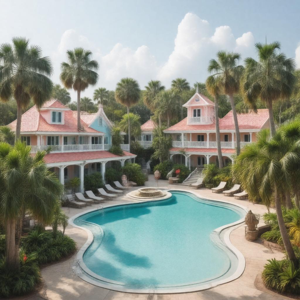 AI-created image of Disney's Old Key West Resort