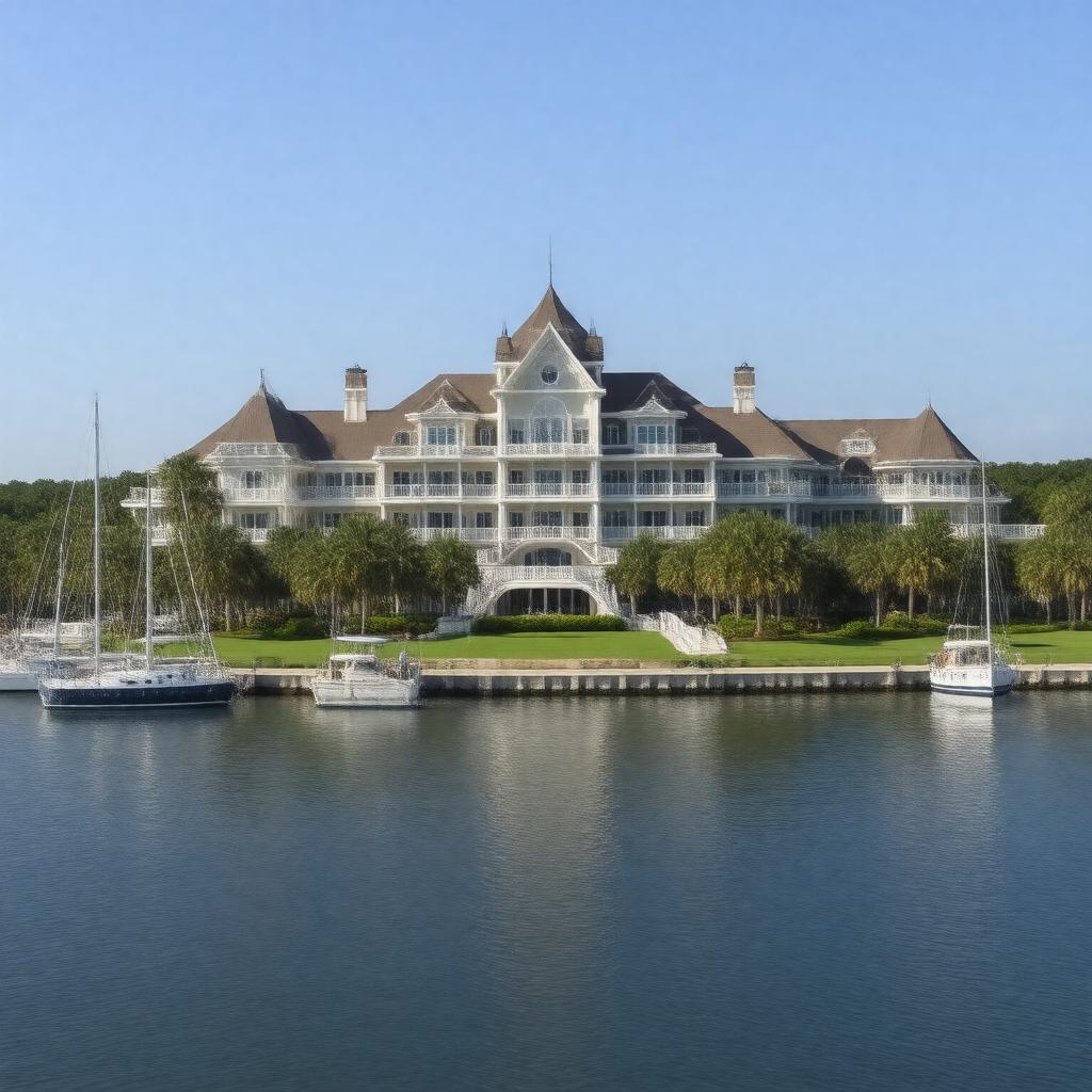 AI-created image of Disney's Yacht Club Resort