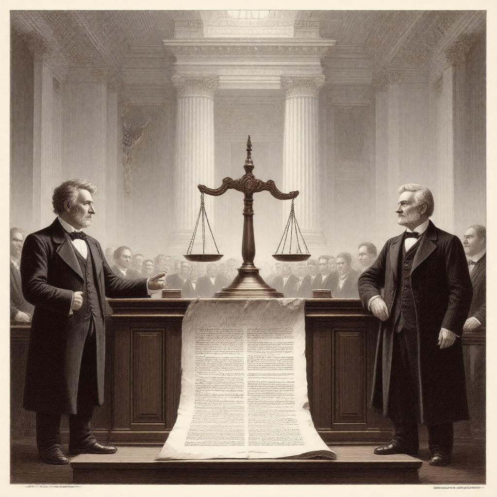 AI-created image of Dissent in Abrams v. United States