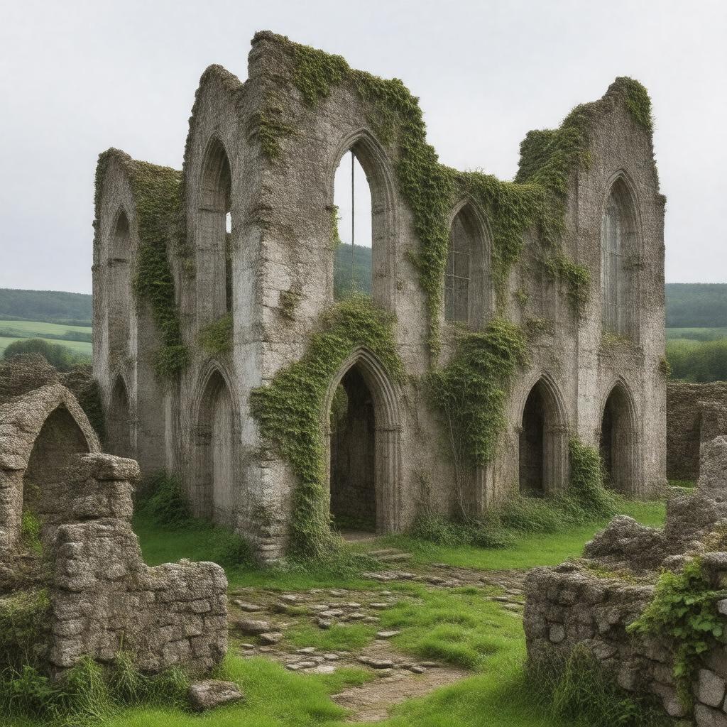 AI-created image of Dissolution of the Monasteries