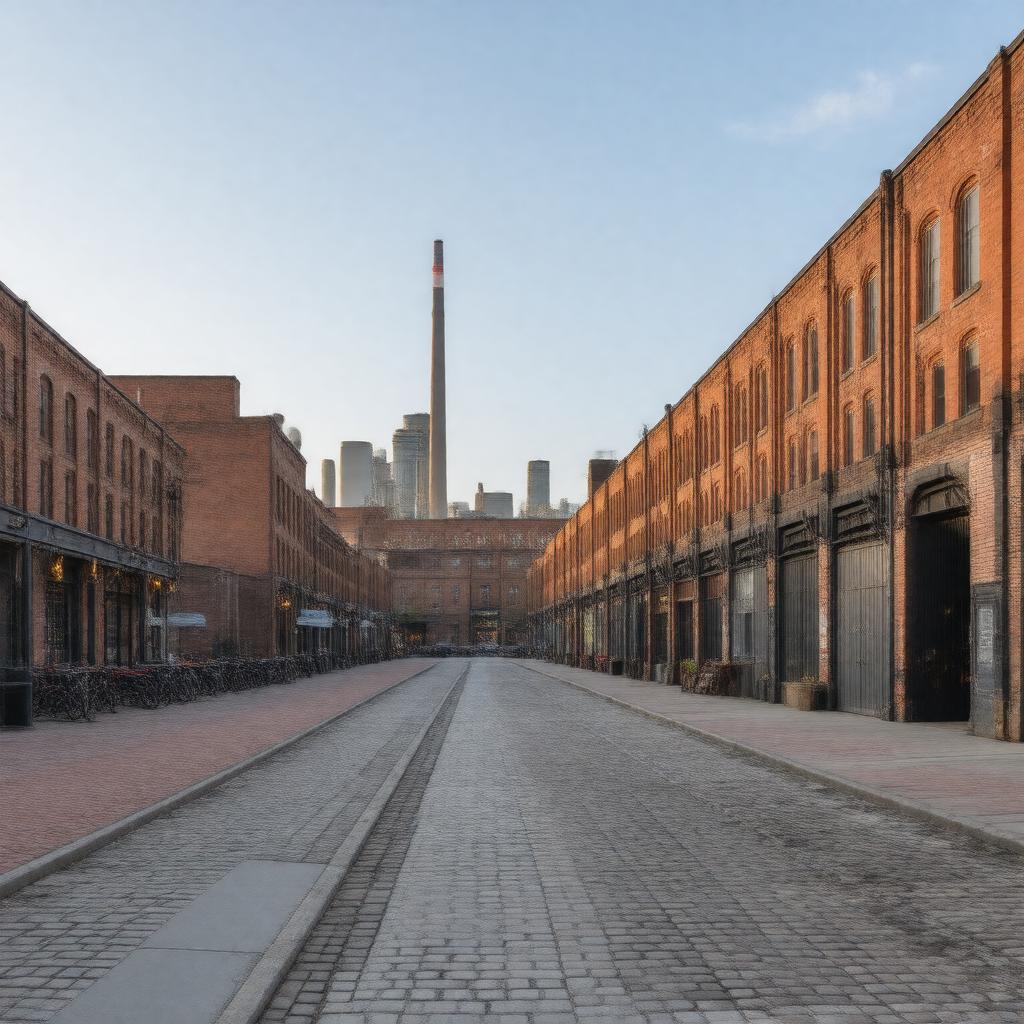 Click to view larger image AI-created image of Distillery District