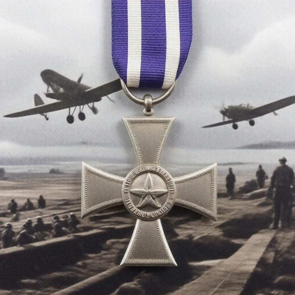 AI-created image of Distinguished Flying Cross