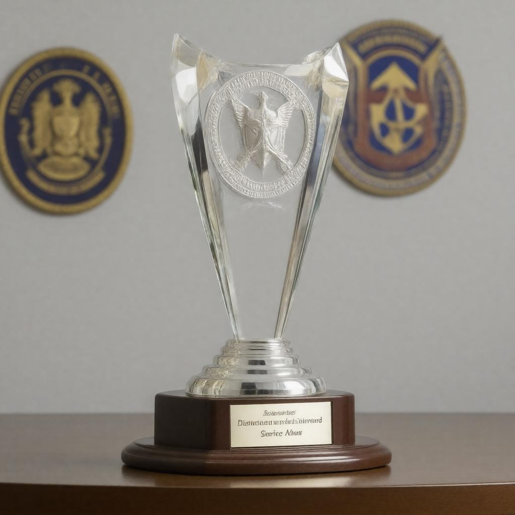 AI-created image of Distinguished Service Award