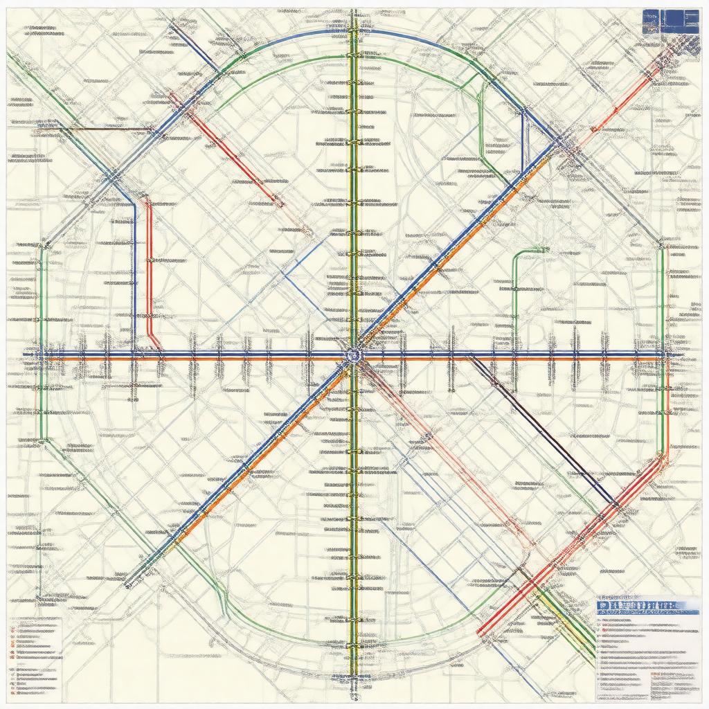 AI-created image of District line (London Underground)