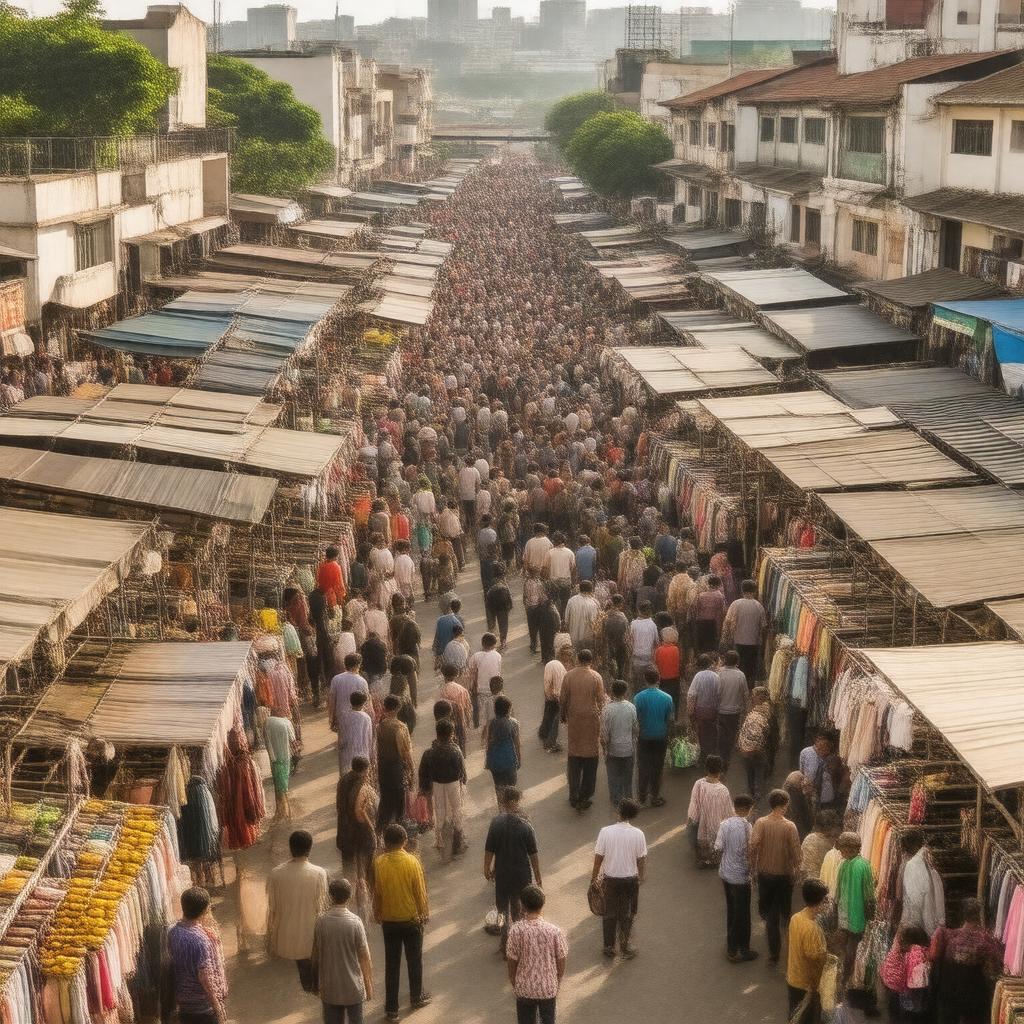 Click to view larger image AI-created image of Divisoria Market
