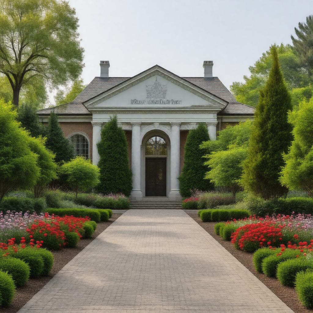 AI-created image of Dixon Gallery and Gardens