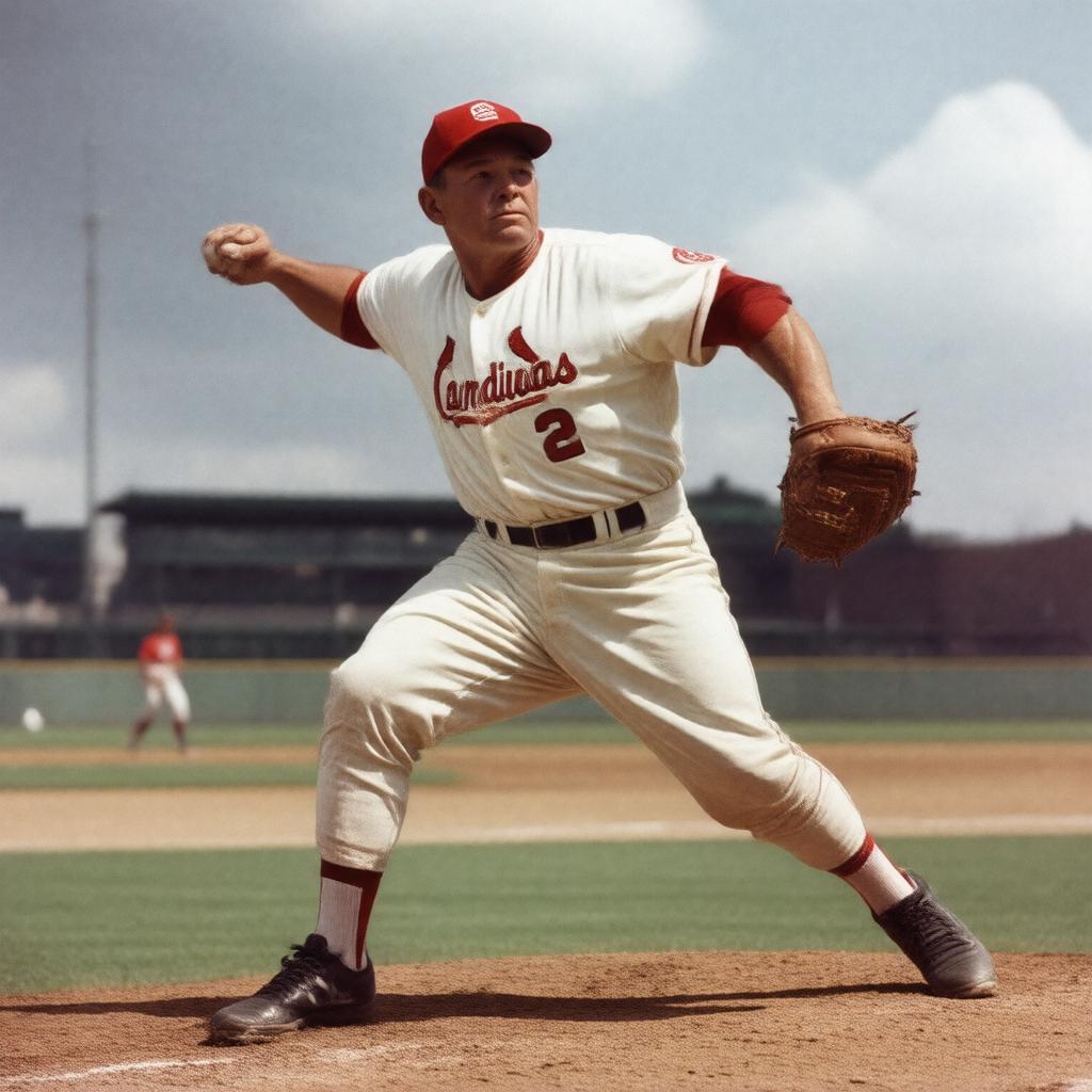 AI-created image of Dizzy Dean