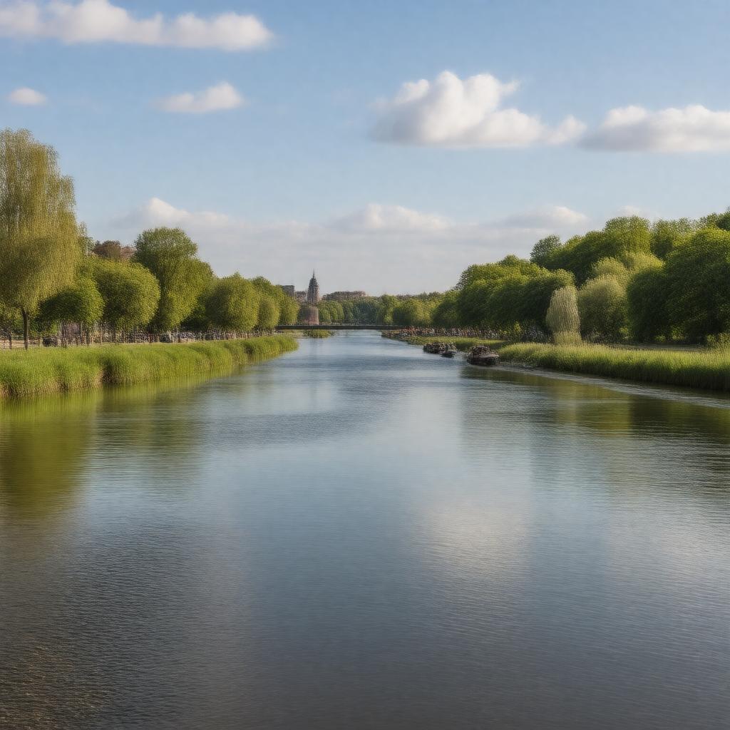 Click to view larger image AI-created image of Djurgården Canal