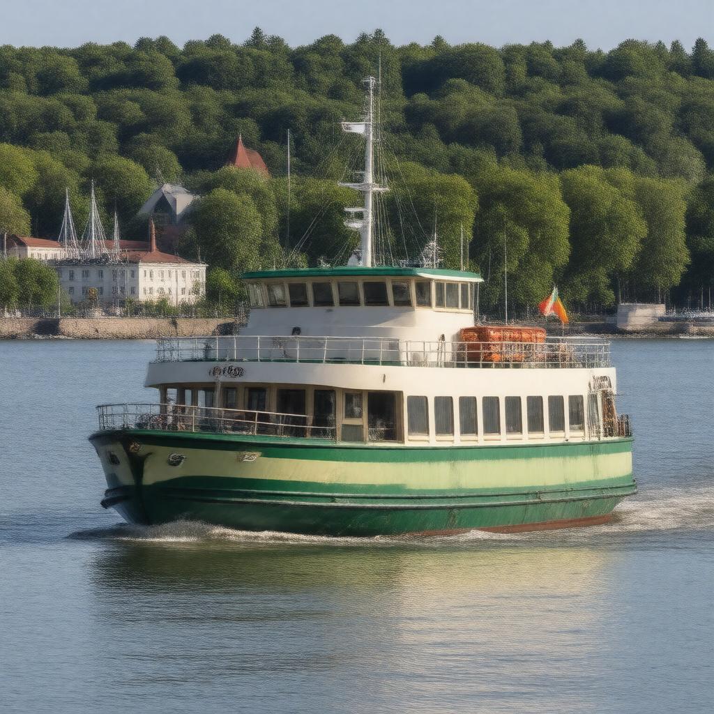 AI-created image of Djurgården ferry