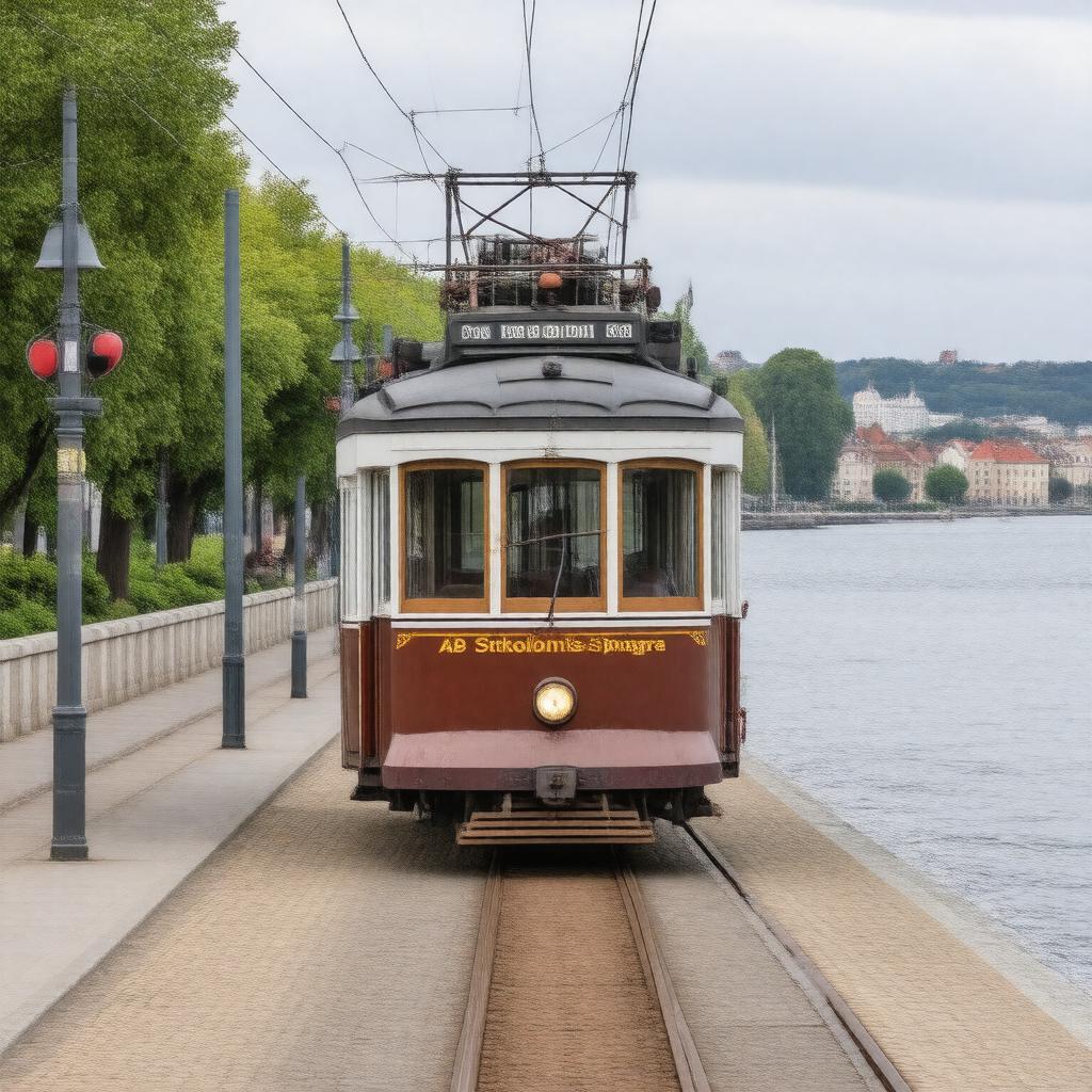 Click to view larger image AI-created image of Djurgården line (tram)
