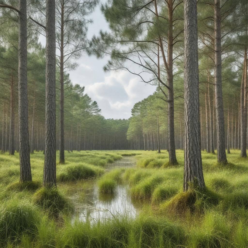 AI-created image of Djurgården nature reserve