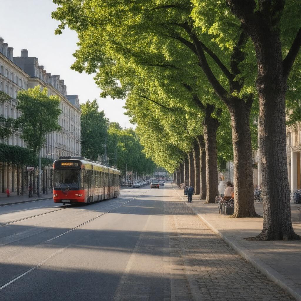 AI-created image of Djurgårdsvägen